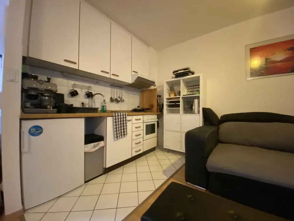Sunny 1-Room Apartment with Small Garden Area