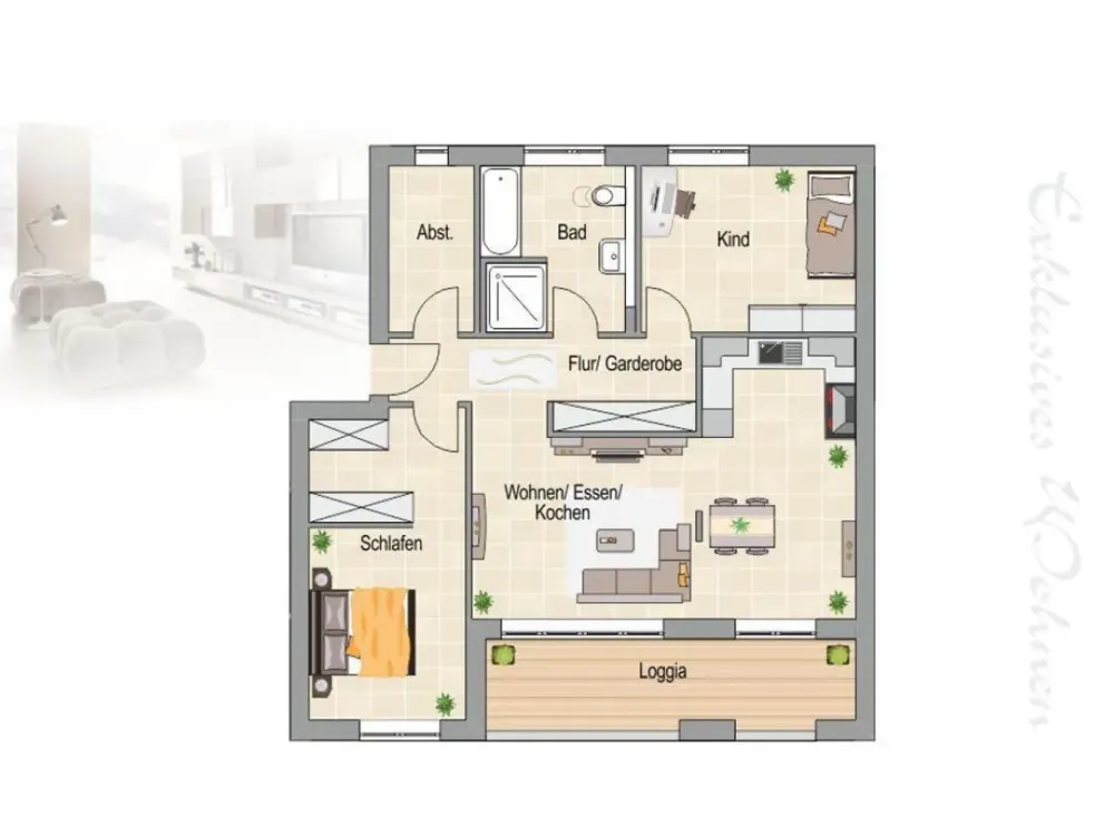 Traumwohnung mit unverbaubarem Seeblick