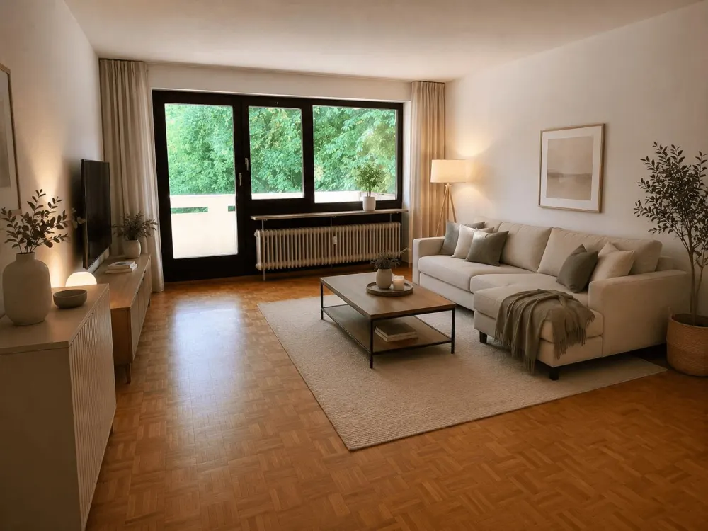 Familienfreundliche 4,5-Zi.-Wohnung mit Südbalkon & Blick ins Grüne