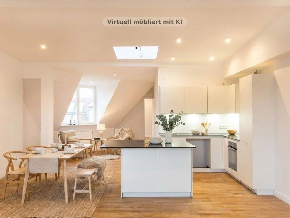 HOMESK - Exklusive Dachgeschoss OHNE Aufzug aber mit großer Dachterrasse und Einbauküche
