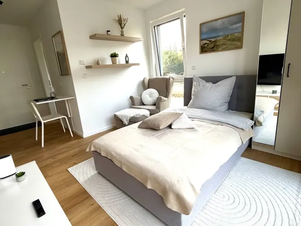 „Rundum-sorglos-Wohnen“ in Hamburg-Lurup: Exklusives Apartment mit All-Inclusive-Miete