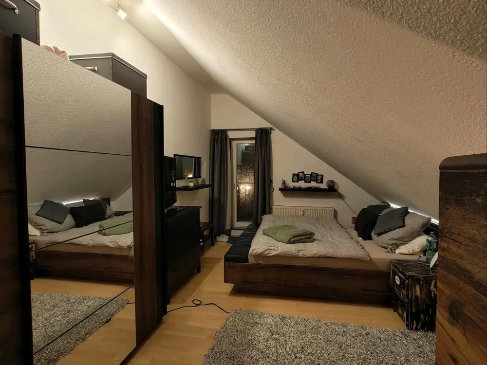 Whg für 1 - 2 Pers. großzügiges Wohnzimmer 1 Schlafzimmer siehe