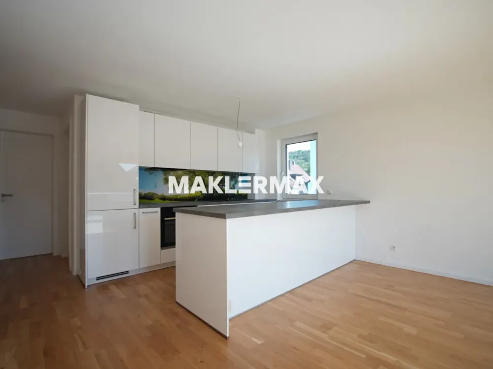 Geräumiger Neubau-Erstbezug mit Balkon, Einbauküche, Stellplatz & E-Lademöglichkeit