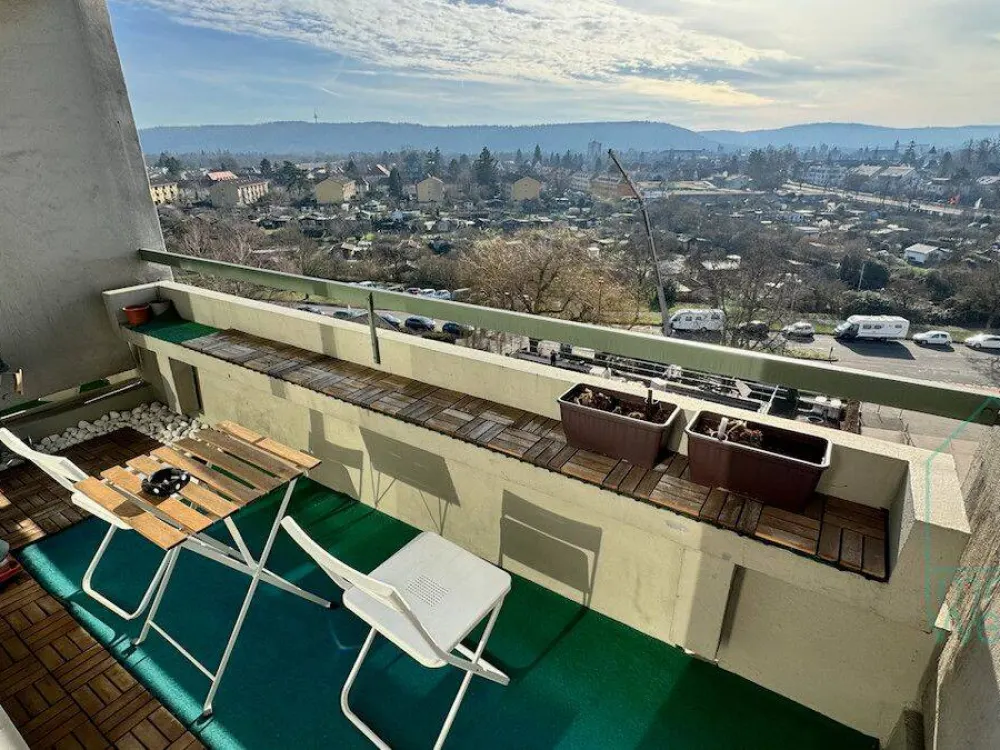 Tolle 3 Zimmer-Wohnung mit Weitblick und TG-Stellplatz in KA-Rüppurr
