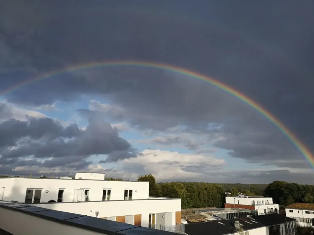 Singlewohnung- Endetage - große Dachterrasse, Fahrstuhl, Energieeffizient, TG, ruhige Lage