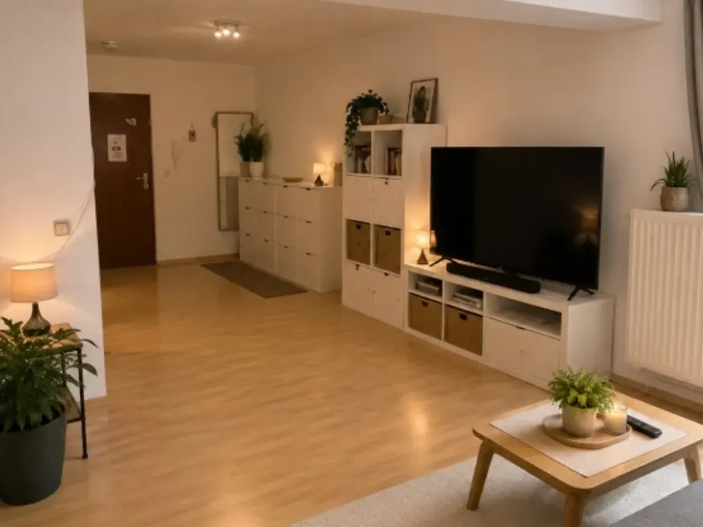 Central 2-Room Apartment with Kitchenette in Quiet City Centre Location