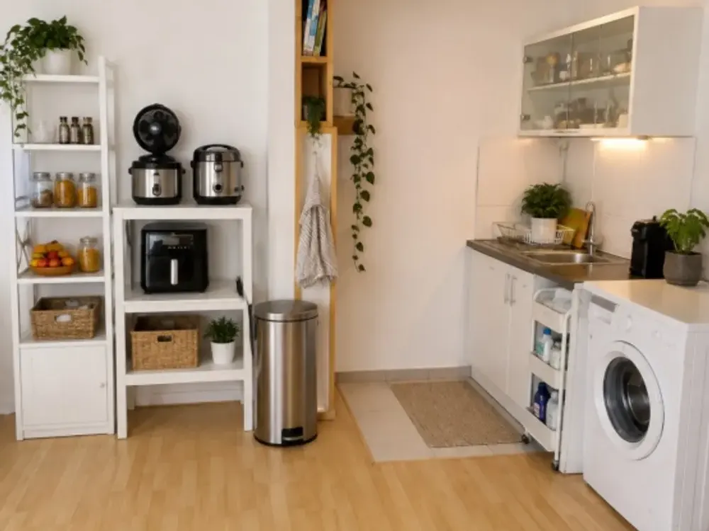 Central 2-Room Apartment with Kitchenette in Quiet City Centre Location