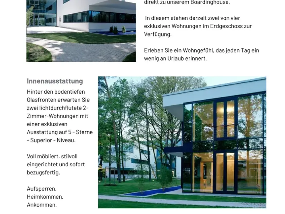 Exklusives, voll möbliertes Wohnen im Nürnberger Nordostpark