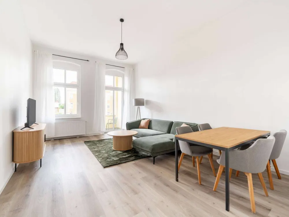 Große 2-Zimmer Wohnung in Pankow - voll möbliert