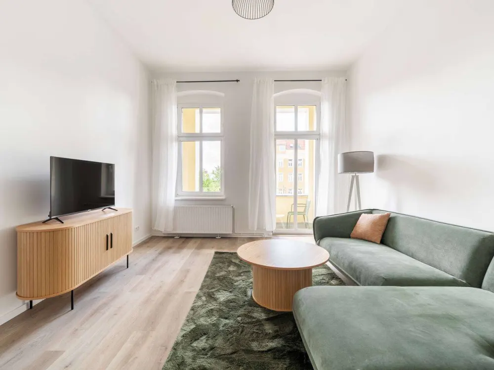 Große 2-Zimmer Wohnung in Pankow - voll möbliert