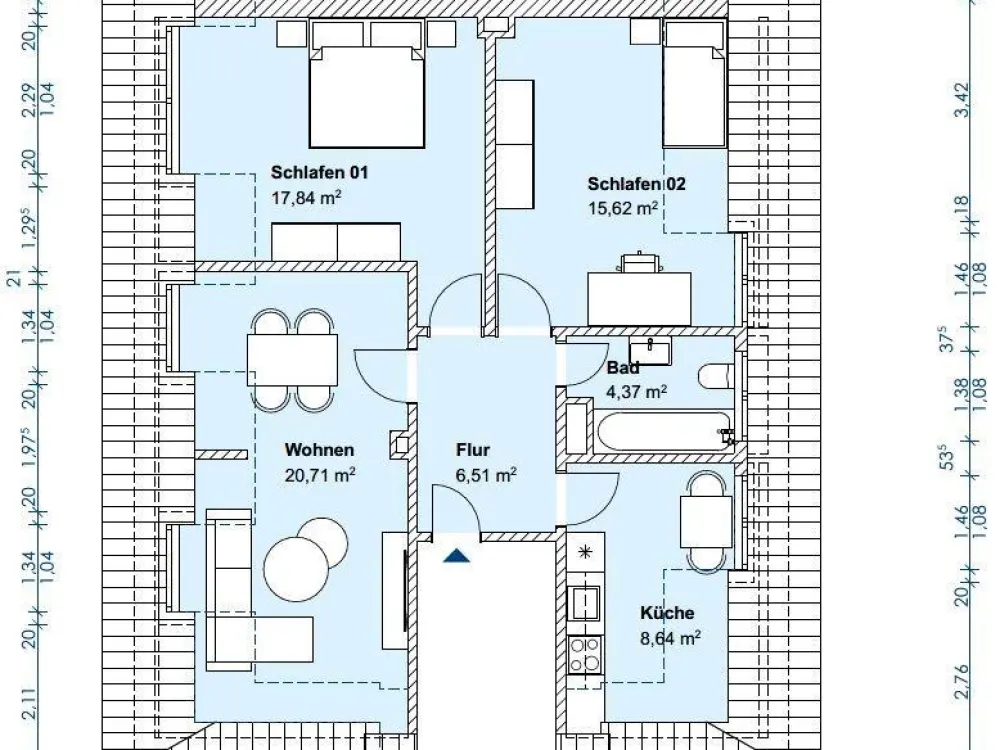 3-Room Attic Apartment - First Occupancy After Complete Renovation - in Münster-Geist 6100.10302