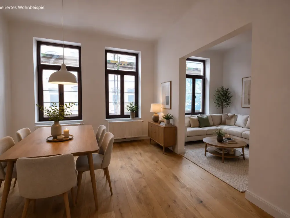 Completely Modernized 2.5-Room Old Building Apartment in List, Real Wood Parquet, LEICHT Kitchen, Elevator
