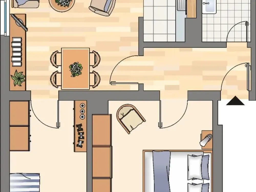 Kleine 3-Zimmer-Wohnung in Bodelschwingh