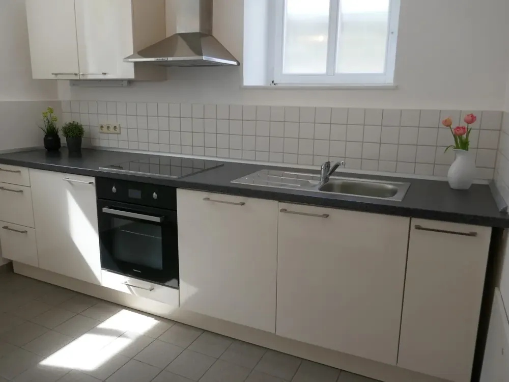 Quiet 2-Room Apartment with Garden Use Near University (DD-Plauen) incl. Fitted Kitchen