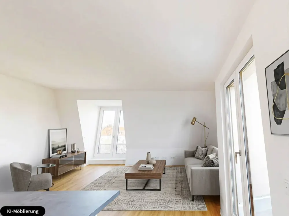 Arrive & Feel at Home: 3 Rooms with High-Quality Built-In Kitchen