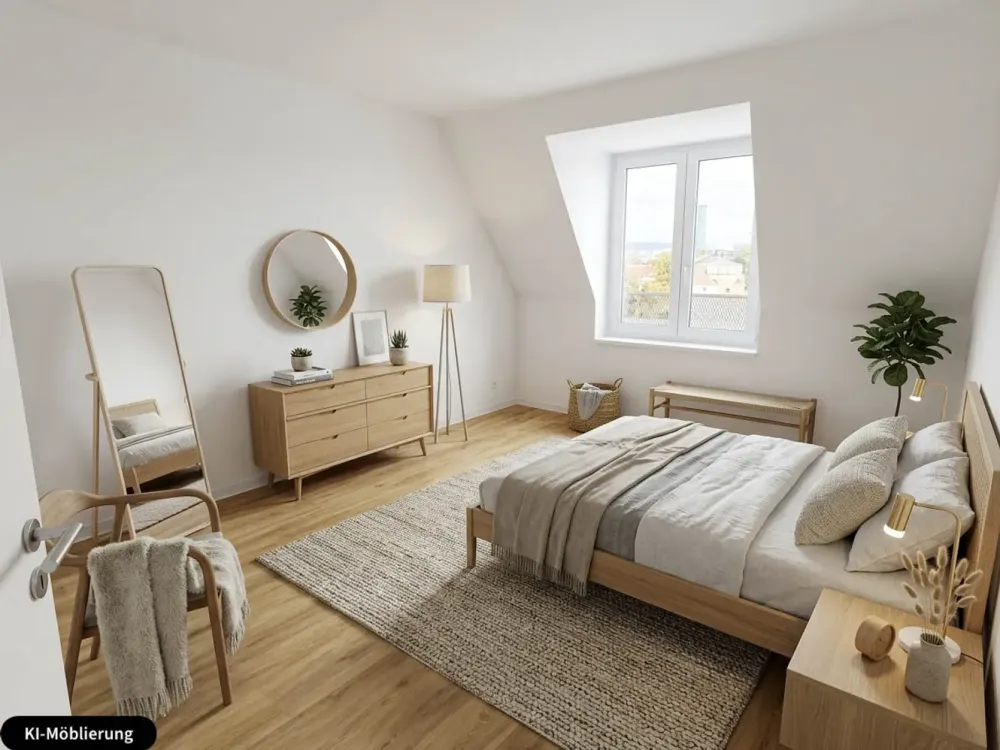 Arrive & Feel at Home: 3 Rooms with High-Quality Built-In Kitchen