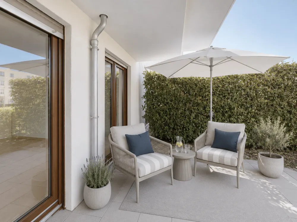 Ruhig gelegene 2-Zimmer-Wohnung mit Terrasse und perfekter Anbindung