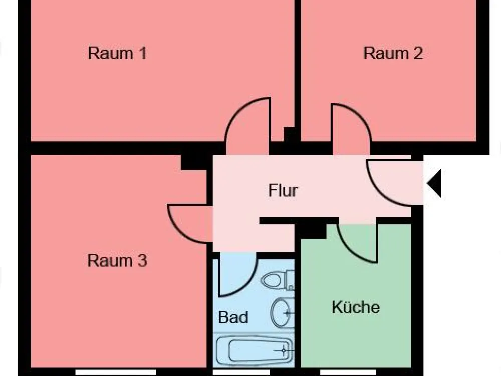 Demnächst frei! 3-Zimmer-Wohnung in Castrop-Rauxel Merklinde
