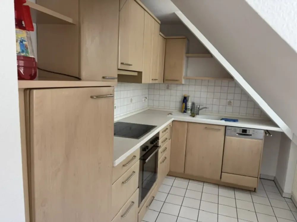 Gemütliche 2-Zimmer-Maisonettewohnung mit Balkon, Wohnen auf 2 Ebenen