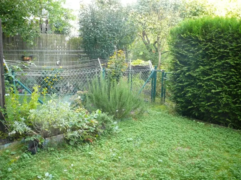Leben und Arbeiten in Darmstadt: Wohnung mit Garten und guter Verkehrsanbindung
