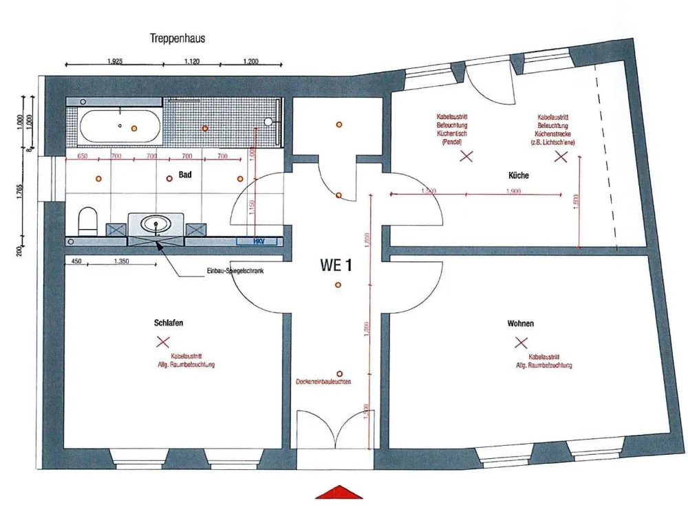 2-Zimmer-Wohnung Erfurter Altstadt barrierefrei