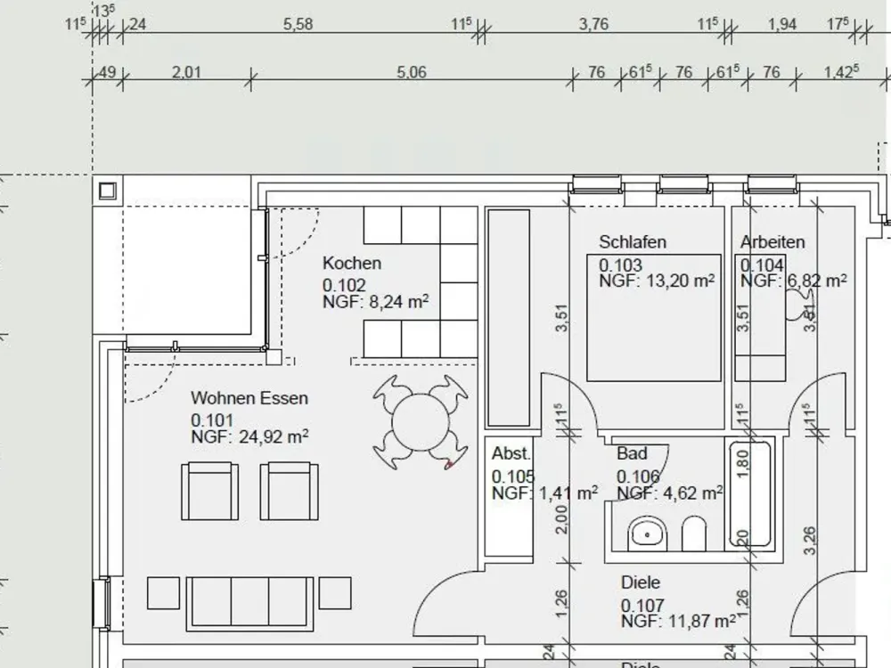 Beautiful 3-Room Apartment with Fitted Kitchen and Terrace!