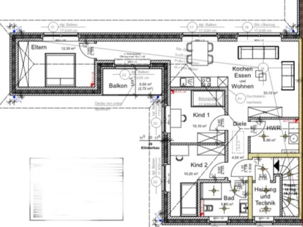 Zwei Obergeschosswohnungen zur Vermietung, Erstbezug - Neubau