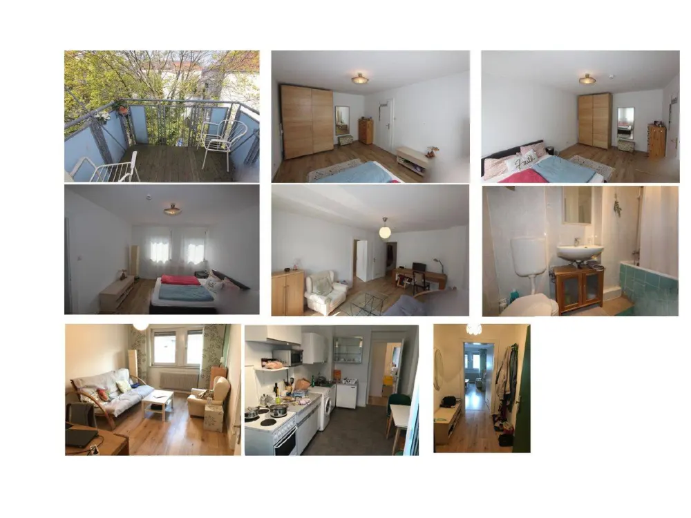 2 1/2 Zi., 3. OG, ohne Lift, Balkon, Nähe Stresemannpl.