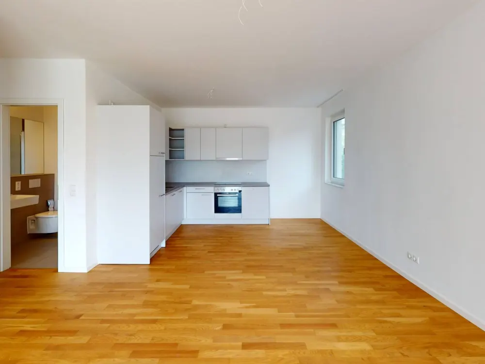 TOP-ANGEBOT: 3-Zimmer-Wohnung mit BALKON und MODERNER-Einbauküche im Neubauquartier 'Ferdinand's Garden'