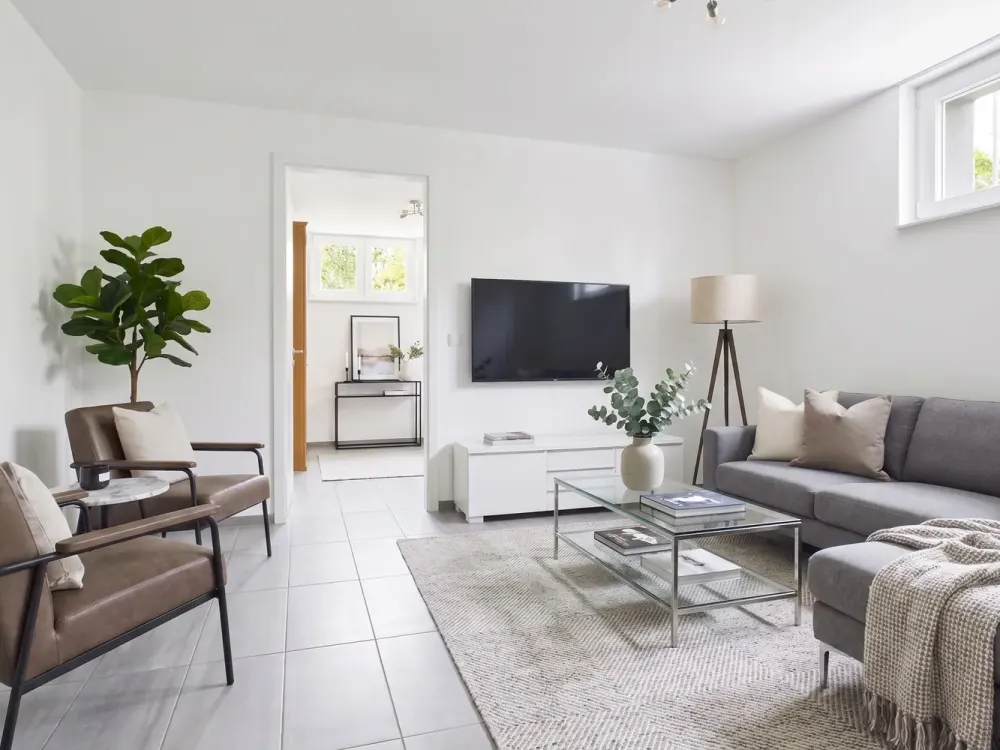 Moderne 3-Zimmer-UG-Wohnung in schöner Lage von Münster (Hessen)