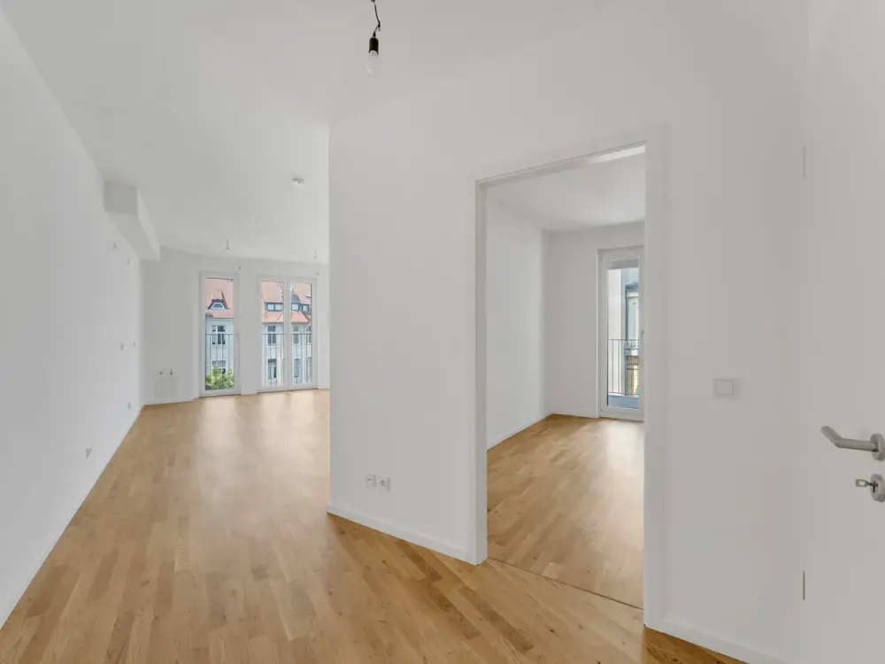 Erstbezug in Citynaher Wohnlage - 2 Zimmer Wohnung mit Balkon und großen Wohnzimmer