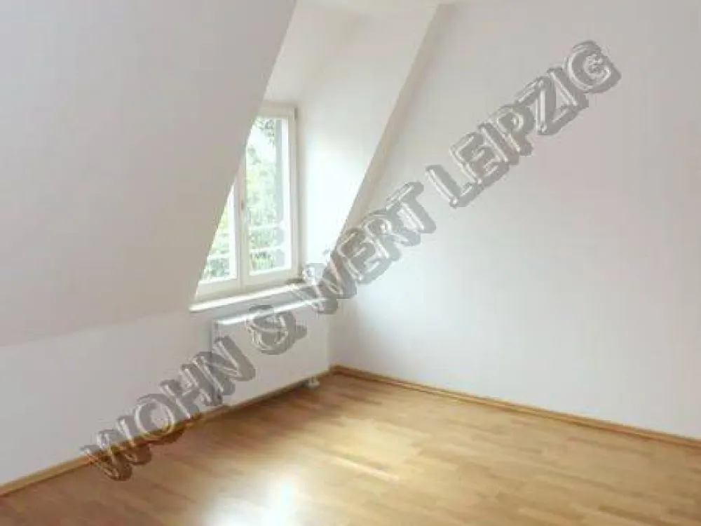 *wohnwert-leipzig.de* Dachgeschoss! 2-Zi-Whg/Wohnkü./Parkett/48,60m²/zentrumsn./ges.: 505,-EUR