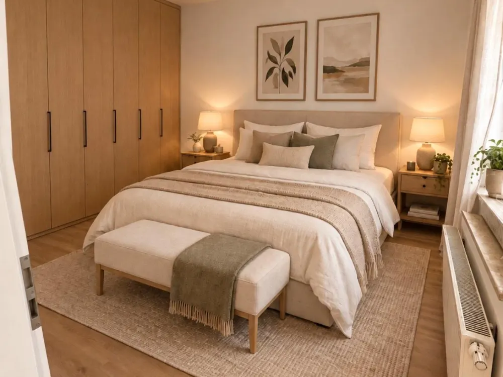Bright 3-Room Apartment with Kitchen and Bathroom