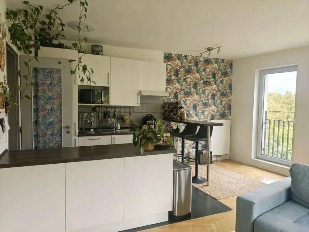 Partially Furnished Apartment (3 Rooms) for Rent / Stadtpark