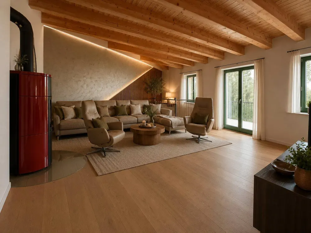 Außergewöhnliches Hinterhaus mit Garten, Kamin & Wellnessbereich