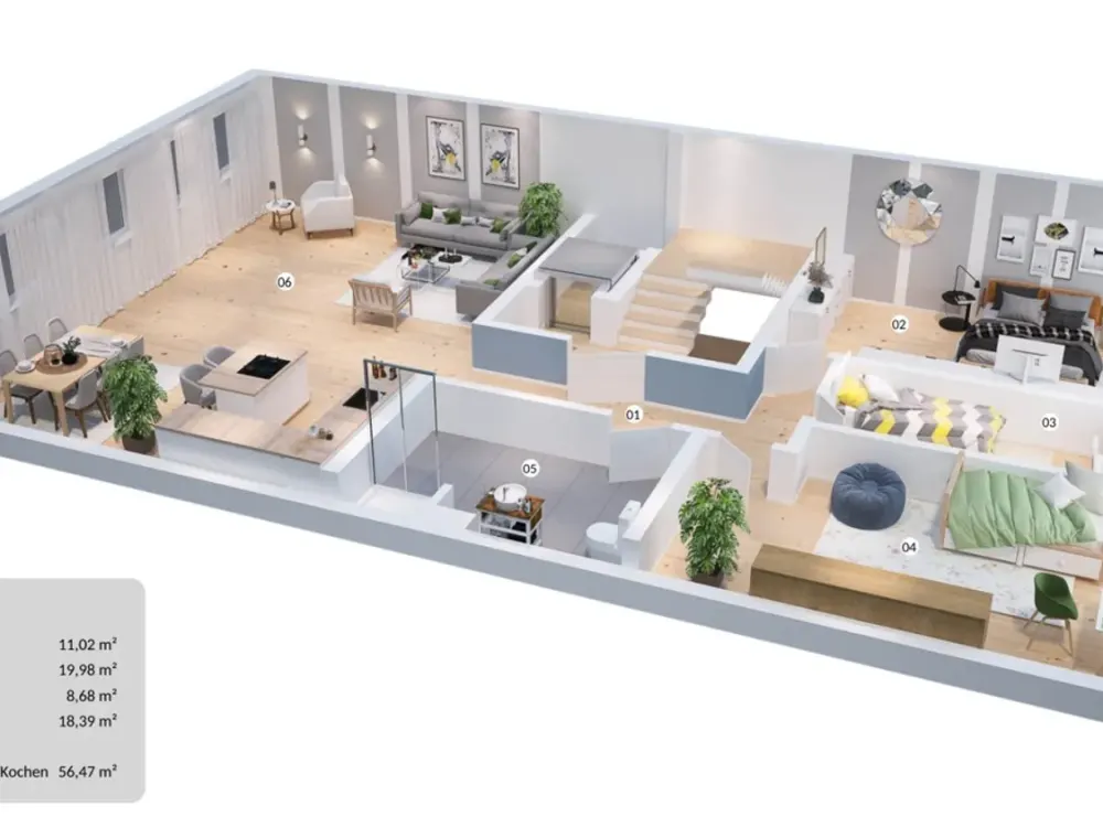 4 Zimmerwohnung in Erfurter Altstadt!