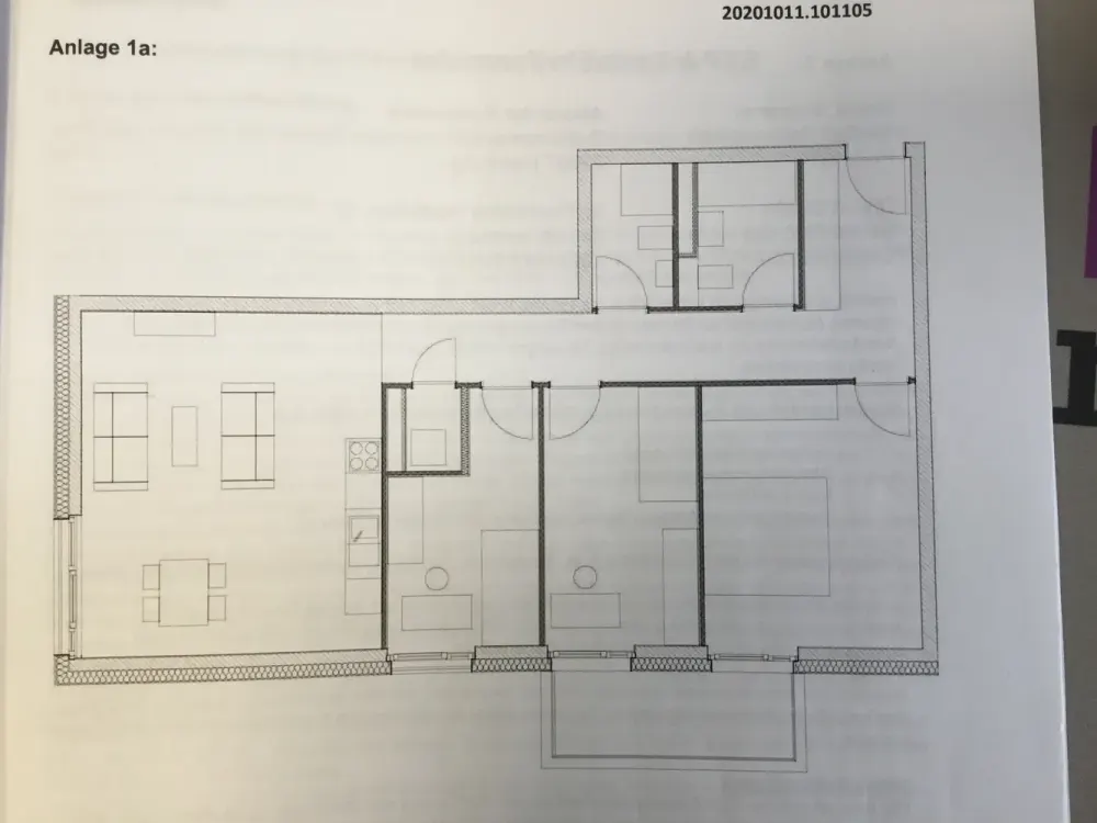 4-Room Apartment with Balcony in Neugraben-Fischbek