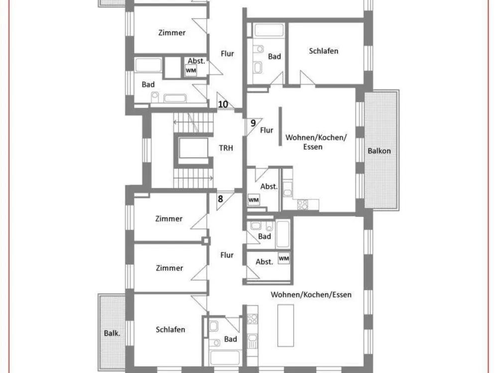 2 Zimmer-Wohnung mit Balkon, Erstbezug in Leutzsch