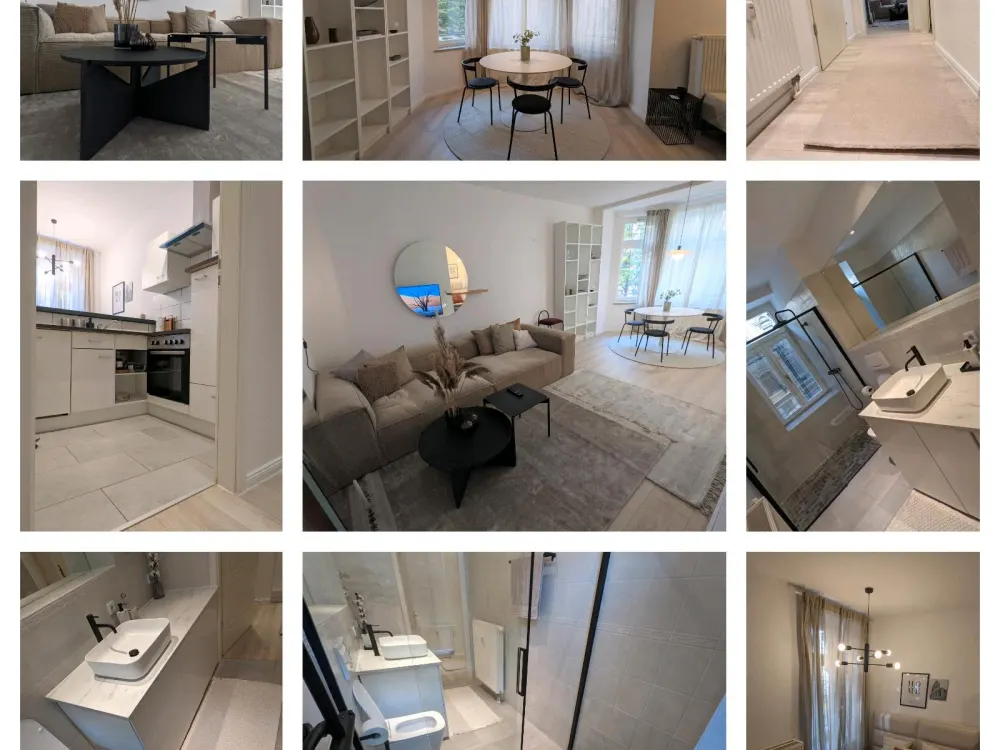 Stylische Designer-Wohnung in Leipzig-Ost, All-Inclusive