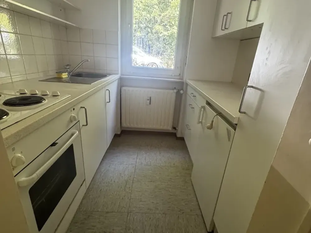 Ruhige 2-Zimmer-Wohnung mit Balkon im Erdgeschoss