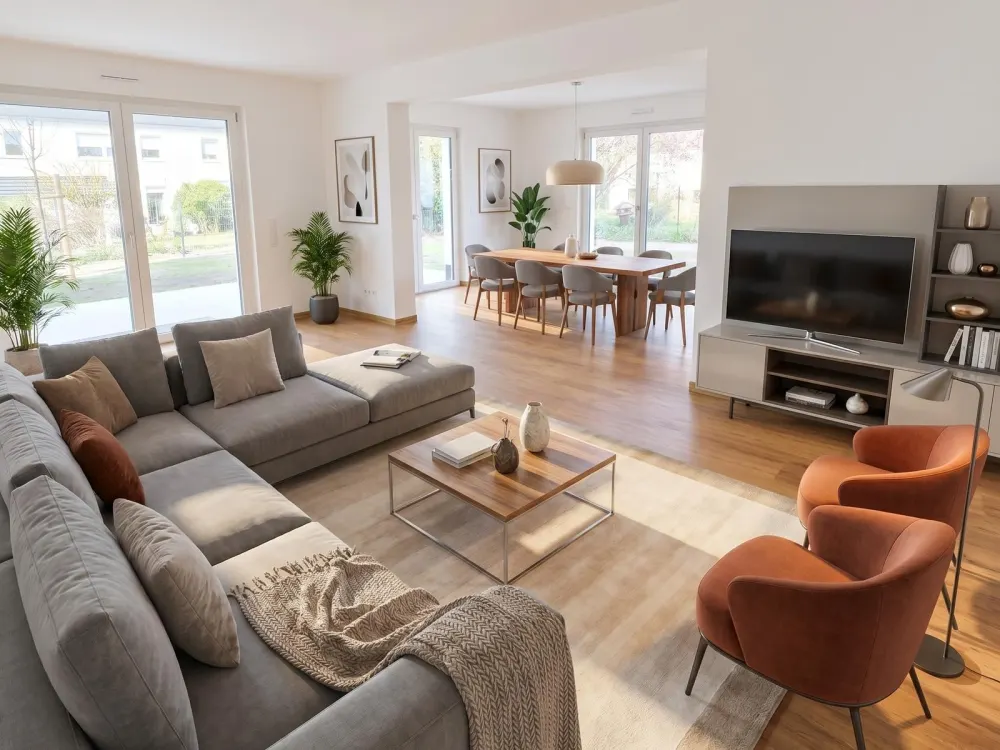 TOP 360° Besichtigung *** Erstbezug! *** Luxus Garten-Wohnung Rosenhöhe