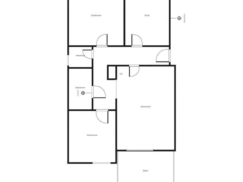 3-Zimmer mit großem Balkon, ideal für eine nette Familie!