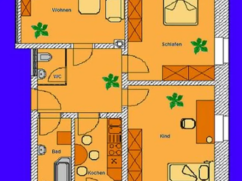 Sonnige 3-Raum WE mit gemütlichem Balkon und Gartenmitbenutzung