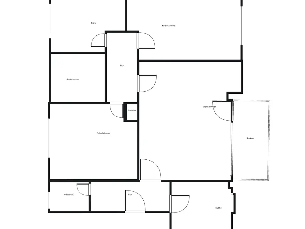 Familienfreundliche 3,5-Zimmer-Wohnung mit Einbauküche