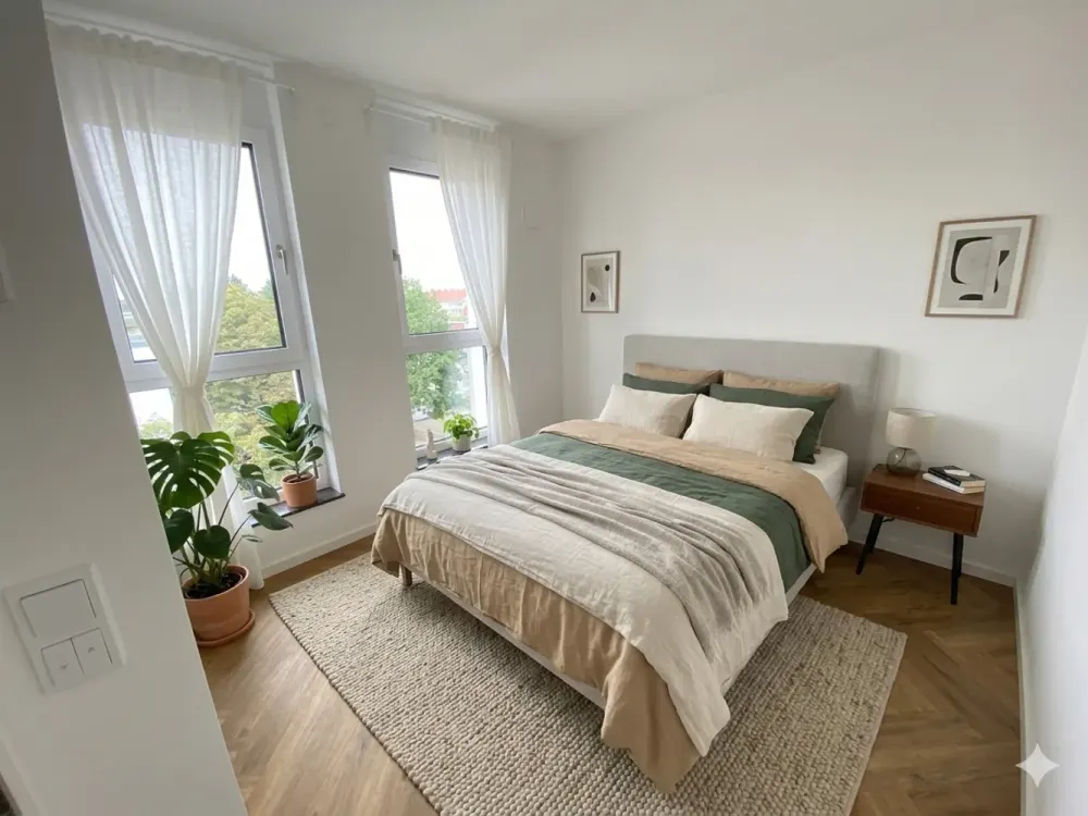 Only 3 Years Old: High-Quality 2-Room Apartment with Balcony & Built-In Kitchen