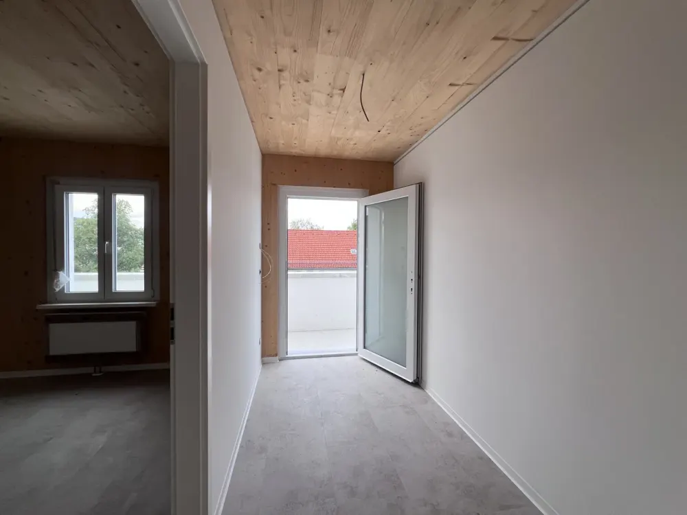 Weißer WBS für 2 Pers. bis 60 m²: Südvorstadt! 2-R.-Whgen 54,88 m² mit Balkon, ökolog. 'Holzhaus'!