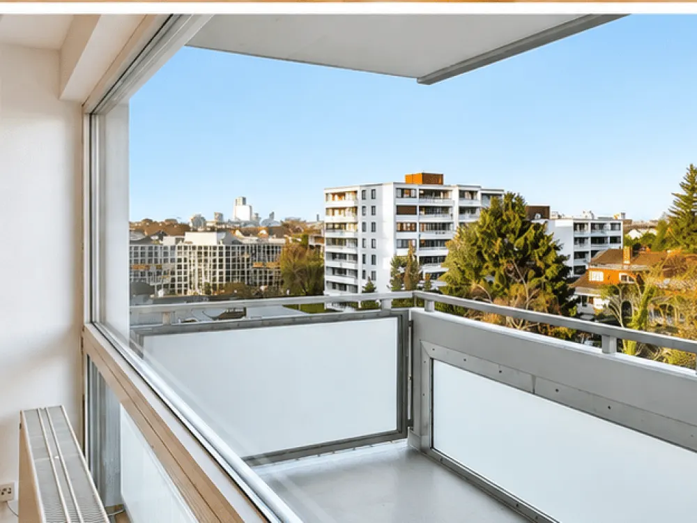 3-Zimmer-Wohnung mit Skylineblick in Sachsenhausen-Süd