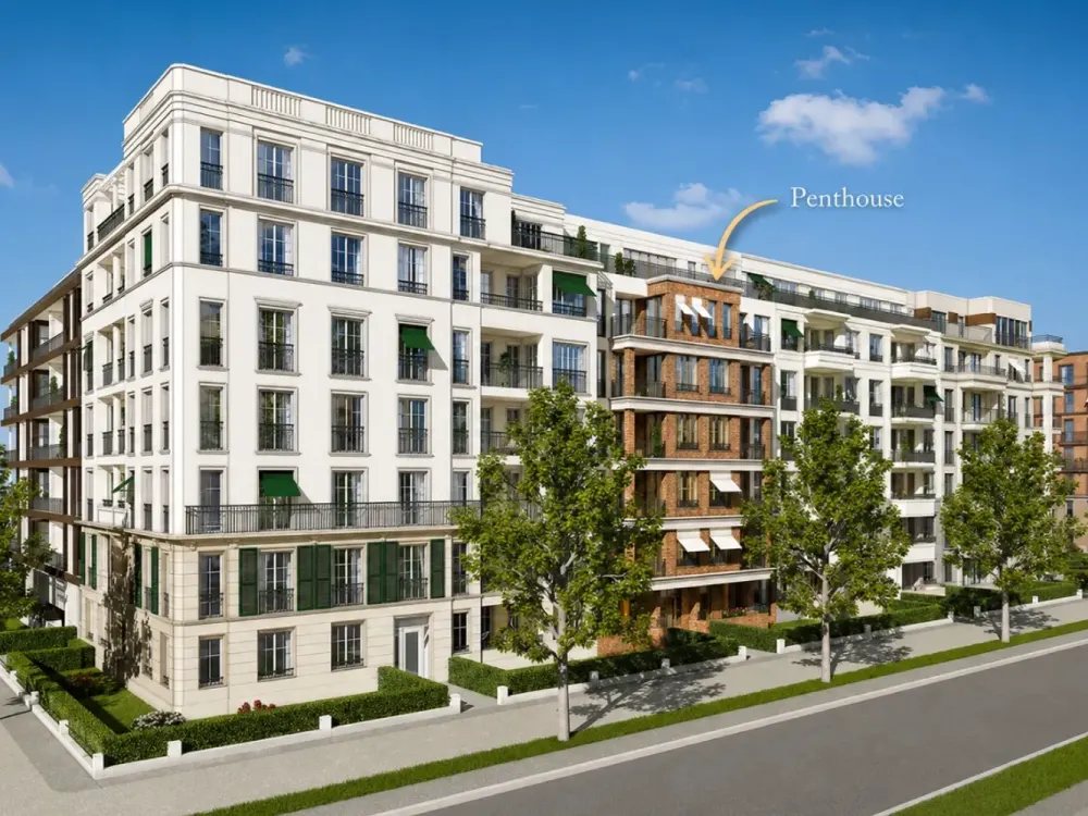 Exklusive Penthouse-Wohnung mit Dachterrasse in den "Rosengärten" nahe Ku’damm