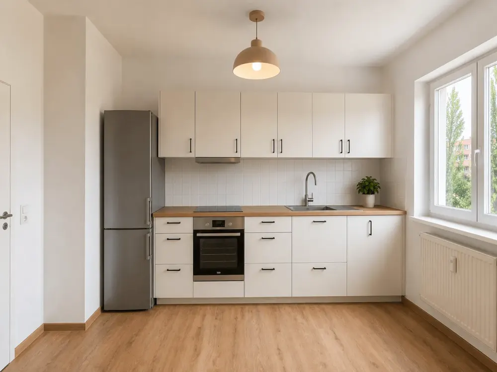 2-Room Apartment Suitable for Shared Living with Balcony, Furnished