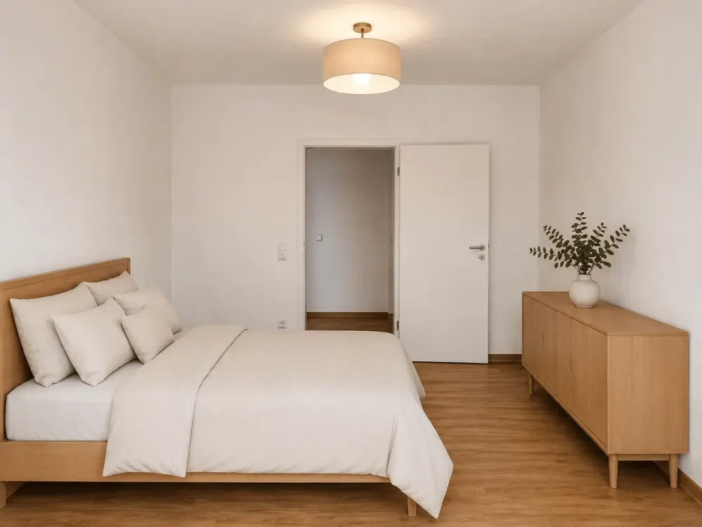 2-Room Apartment Suitable for Shared Living with Balcony, Furnished